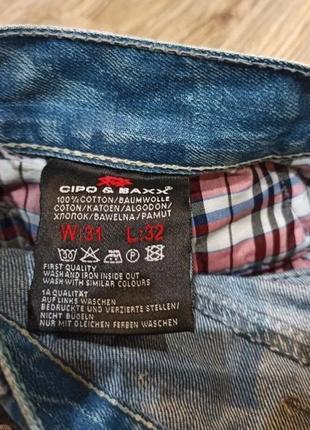 Cipo&baxx чоловічи джинси світло синього кольору розмір w 31 l 327 фото