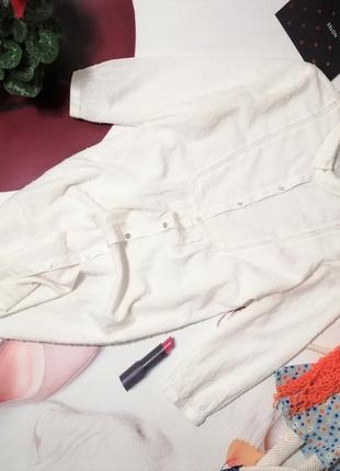 Рубашка-халат monoprix femme, 100% хлопок, размер 46-485 фото