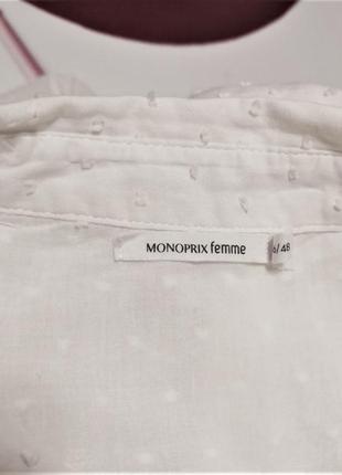 Рубашка-халат monoprix femme, 100% хлопок, размер 46-488 фото