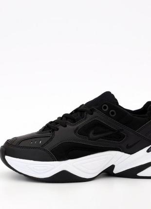 Nike m2k tekno black/white🔺 женские кроссовки найк м2к текно4 фото