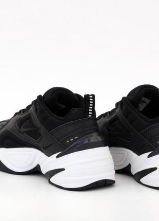 Nike m2k tekno black/white🔺 женские кроссовки найк м2к текно5 фото