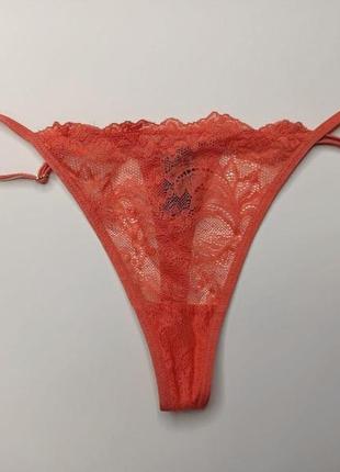 Кружевные сексуальные  трусики стринги тонг sylvie flirty lingerie6 фото