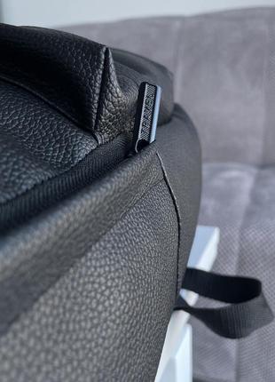 Идеальный подарок! деловой кожаный рюкзак унисекс минималистичный качественный с эко кожи стильный9 фото