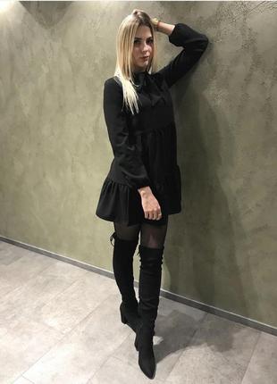 Платье чёрное