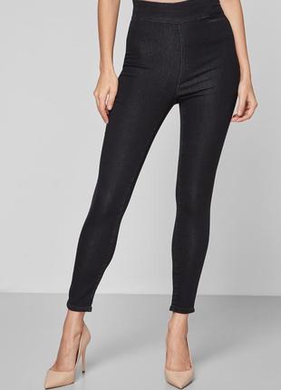 Женские черные джеггинсы guess flex