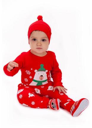 Новогодний комплект ясельный, новаторский костюм для малышей