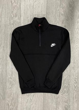 Зимняя мужская тёплая кофта толстовка зимова чоловіча олімпійка nike