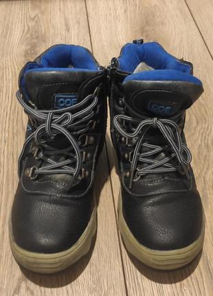 Зимние ботинки на мальчика 32 р в красивом состоянии1 фото