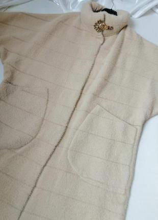 ⛔ кардиган пальто кофта натуральная шерсть альпака7 фото