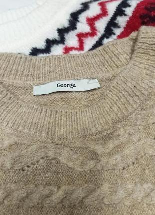 ✅теплый/мягкий свитер/george/ идеальный3 фото