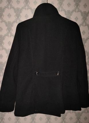 Женское черное осеннее демисезонное пальто h&amp;m2 фото