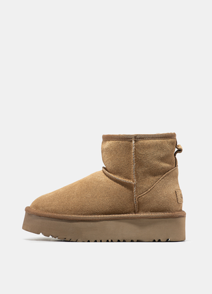 Женские ugg mini platform chestnut.1 фото