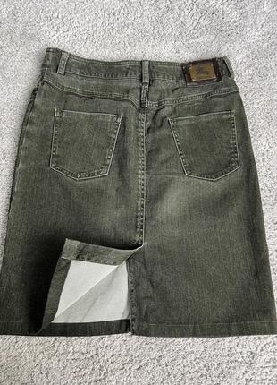 Фирменная джинсовая юбка8 фото