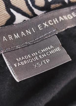 Armani exchange красивая кобинированная блуза топ4 фото