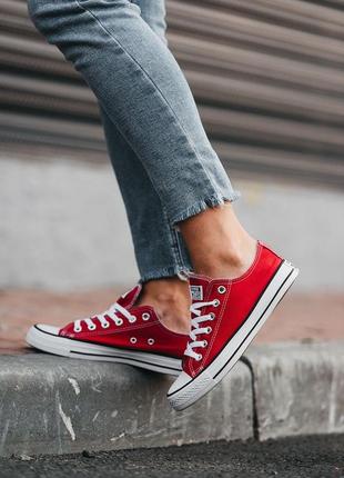 Женские кеды converse red5 фото