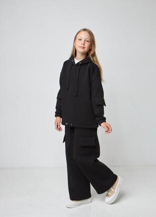 Костюм для девочки , флис размеры 134-140-146-152