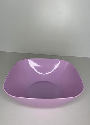Салатница квадратная большая (лаванда 8807), 200-013лаванда