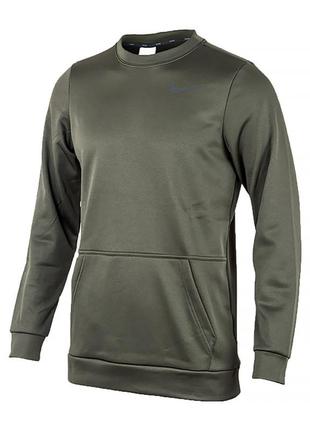 Оригінальний утеплений чоловічий світшот nike m nk therma crew cu7271-355