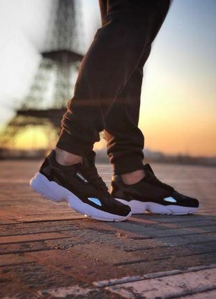 Стильные спортивные кроссовки adidas в черном цвете (весна-лето-осень)😍4 фото