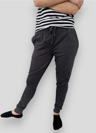 Спортивні штани/жіночі спортивні штани ростовка/штани сірі на манжеті