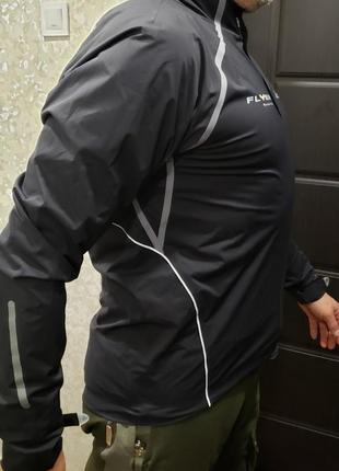 Курточка беговая, велосипедная odlo на мембране logic waterproof. размер l3 фото