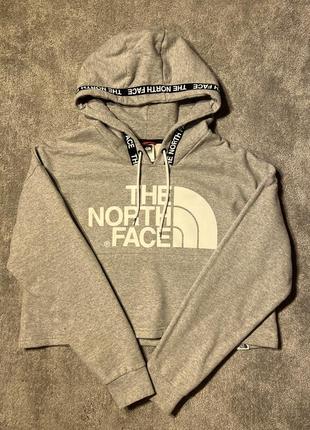 Укороченная спортивная кофта худи the north face оригинал женская1 фото