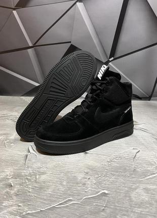 Зимние мужские ботинки nike black (мех) 40-41-42-43-44-459 фото