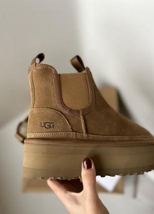 Угги ugg neumel platform chelsea3 фото