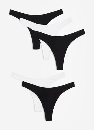 Хлопковые трусики стринги h&m 1094168016