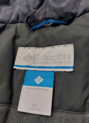 Зимняя куртка columbia для девочки 3т на 2-4 года4 фото