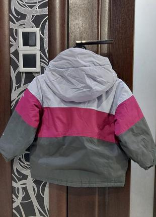 Зимняя куртка columbia для девочки 3т на 2-4 года10 фото