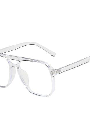 4-119 окуляри для іміджу з прозорою лінзою оправа очки для имиджа с прозрачной линзой3 фото