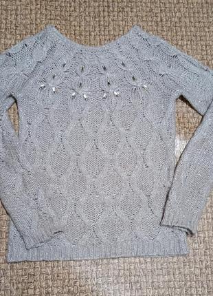 Светрик ажурний з мохером р.с .м.