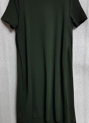 Cos шикарное платье свободного стиля  зеленый хаки