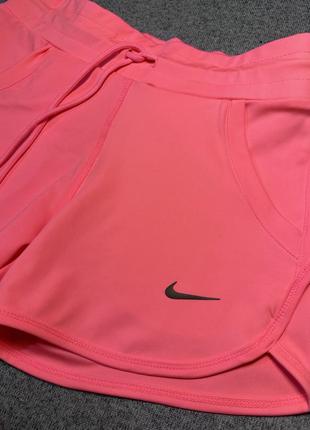 Nike dry fit шорты спортивные женские для спорта фитнеса бега3 фото