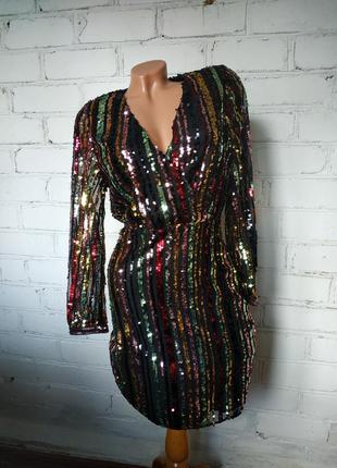 Сукня святкова в паєтках