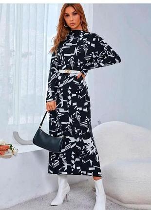 Модное длинное платье от shein