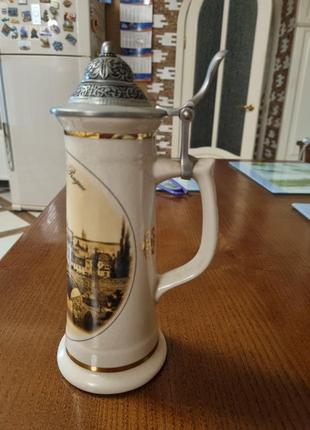 Новая пивная кружка, прага, керамика