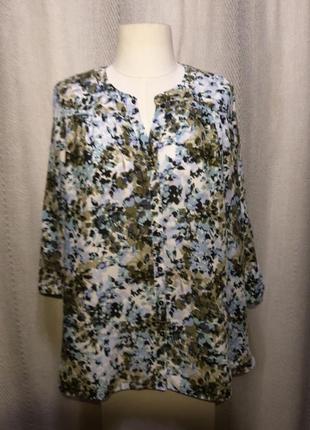 100% віскоза, натуральна жіноча віскозна блуза, блузка, сорочка, штапель,1 фото