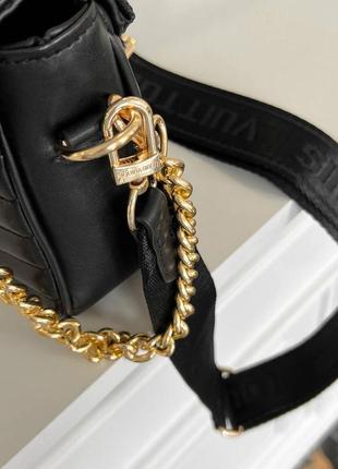 Распродажа!! женские сумки vuitton new wave multi pochette black4 фото