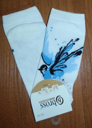3 пари укорочені шкарпетки сітка 36-40 бросс bross колібрі3 фото