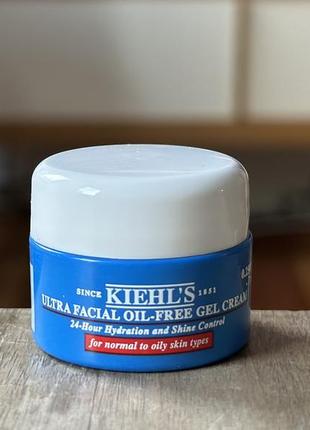 Kiehl's ultra facial oil free gel-cream kiehls | зволожуючий гель-крем для обличчя без олій, 7ml.