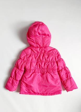 Куртка удлиненная утепленная "свинка пеппа" р.5-6 лет2 фото