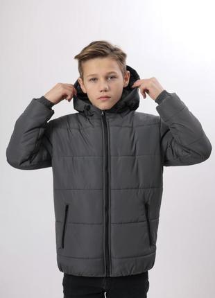 Куртка дитяча зимова тепла на флісі для хлопчика2 фото