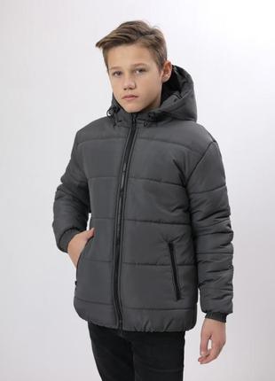 Куртка детская зимняя тёплая на флисе для мальчика