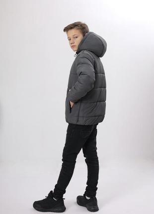 Куртка дитяча зимова тепла на флісі для хлопчика3 фото