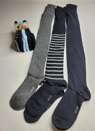 Детские колготки колготки на мальчика на девочку 122 128 134 140 коттон хлопок