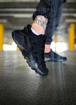 Мужские кроссовки черные nike air huarache craft"black"