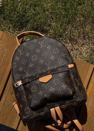 Распродажа!! женские сумки louis vuitton palm springs backpack brown7 фото