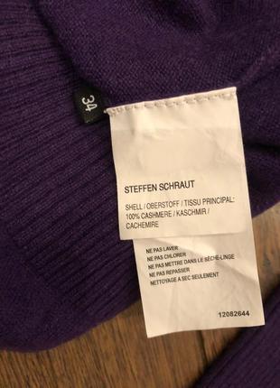 Кашемировый свитер гольф водолазка steffen schraut6 фото